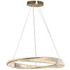 Toolight, LED krištáľová lampa 42W APP1064-1CP, zlatá, OSW-00676