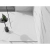 Mexen Stone+, obdĺžniková vanička z minerálneho kompozitu 200 x 90 cm, biela, biela krytka, 44109020-W