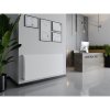 Mexen CHF20 Hygienický Plochý radiátor 300 x 2000 mm, bočné pripojenie, 1136 W, biela, W420HF-030-200-00