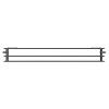 Mexen CH30 Hygienický panelový radiátor 400 x 2800 mm, bočné pripojenie, 3069 W, antracitová, W430H-040-280-66