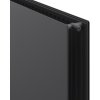 Mexen CHF20 Hygienický Plochý panelový radiátor 500 x 2000 mm, bočné pripojenie, 1725 W, antracitová, W420HF-050-200-66