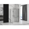 Rea Fold N2 sprchový kút so skladacími dverami 100(dvere) x 100(dvere), 6mm číre sklo, chrómový profil, KPL-07457