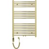 Mexen Ares, elektrické vykurovacie teleso 900 x 600 mm, 300 W, zlatá lesklá, W102-0900-600-2300-50