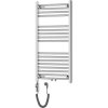 Mexen Mars, elektrické vykurovacie teleso 900x500 mm + vykurovacia tyč 300 W, chrómová, W110-0900-500-2300-01