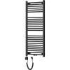 Mexen Mars, elektrické vykurovacie teleso 1200 x 500 mm, 500 W, čierna, W110-1200-500-6500-70