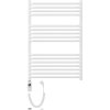 Mexen Apollo, elektrické vykurovacie teleso 860x550 mm + vykurovacia tyč 600 W, biela, W117-0860-550-2600-20