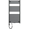 Mexen Uran, elektrické vykurovacie teleso 1200x600 mm + vykurovacia tyč 600 W, antracitová, W105-1200-600-2600-66