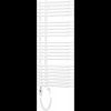 Mexen Amor, elektrické vykurovacie teleso 1000x500 mm + vykurovacia tyč 900 W, biela, W120-1000-500-2900-20