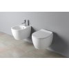 ISVEA SENTIMENTI, závesná WC misa, Rimless, 36x51cm, biela, 10AR02012