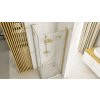 Rea Hugo Double, sprchová kabína 100(dvere)x80(dvere)x200,5 cm, zlatá matná, KPL-K0410
