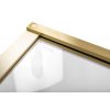 Rea Hugo Double, sprchová kabína 100(dvere)x80(dvere)x200,5 cm, zlatá matná, KPL-K0410