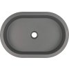 Deante Silia, granitové umývadlo na zapustenie na/pod dosku 588x390x145 mm, antracitová metalíza, DEA-CQS_TU6U