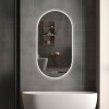 Rea Egg, oválne LED zrkadlo 50x90 cm P11429, HOM-05524