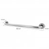 Erga, nástenné rovné madlo 35cm, chrómová, ERG-YKA-P.ROD-CHR