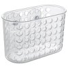 Erga, kúpeľňový kôš na kozmetiku 19x9x12 cm na prísavky, číra, ERG-YKA-RY.KPN0200