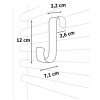 Erga Neo, háčik na vykurovacie teleso, termoplast, biela, ERG-YKA-RY.HACZYK PVC WHITE