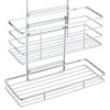 Erga Rafek, trojitá kúpeľňová polička do sprchy na zavesenie 30x12,5x71 cm, chrómová, ERG-YKA-CH.RAFEK-CHR