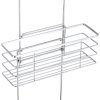 Erga Rafek, trojitá kúpeľňová polička do sprchy na zavesenie 30x12,5x71 cm, chrómová, ERG-YKA-CH.RAFEK-CHR