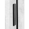 Polysan, ALTIS LINE BLACK sprchové dvere 1370-1410mm, výška 2000mm, číre sklo, AL4112B