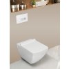 Isvea, SOLUZIONE WC sedátko, Soft Close, biela (Purity), 40S30700I