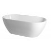 Polysan, REDUTA voľne stojaca vaňa liaty mramor 150x75x46cm, biela, 72843