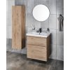 Aqualine, ALTAIR umývadlová skrinka 57x72,5x45cm, dub emporio, AI360