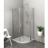 Polysan, ZOOM LINE štvrťkruhová sprchová zástena 900x900mm, číre sklo, pravá, ZL2615R