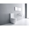 Kerasan, FLO WC kombi, spodný/zadný odpad, biela, WCSET11-FLO