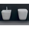 Kerasan, TRIBECA závesná WC misa, Rimless, 35x54cm, biela, 511401