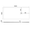 Gelco, MITIA sprchová vanička z liateho mramoru, obdĺžnik 160x90cm, biela, PMB16090