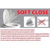 GSI, PURA WC sedátko, SLIM, Soft Close, creta mat/chróm, MS86CSN08