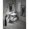 Sapho, Kúpeľňový set SKA konzola 90, čierna mat, KSET-024