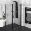 Polysan, Zoom Line Black štvorcová sprchová zástena 800x800mm L/P varianta, ZL1280BZL3280B