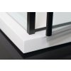 Polysan, Zoom Line Black štvorcová sprchová zástena 1000x1000mm L/P varianta, ZL1310BZL3210B
