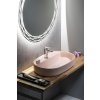 Isvea, INFINITY RECTANGLE keramické umývadlo na dosku, 50x36cm, čierna, 10NF65050-2N