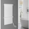 Sapho, ELMIS elektrický sušiak uterákov 400x800 mm, 120 W, hliník, biela mat, EB420