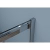 Cerano Santoro, sprchovací kút s posuvnými dverami 100(dvere) x 70(stena) x 195 cm, 6mm číre sklo, chrómový profil, CER-CER-425053