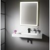 Sapho, SORT zrkadlo s LED osvetlením 60x80cm, bezdotykový IR senzor, 2700-6500K, čierna mat, ST080S