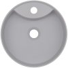 Deante Silia, umývadlo na dosku s otvorom na batériu 360x360x125mm, šedá metalíza, DEA-CQS_SU4B