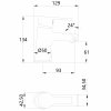 Invena Bralos, umývadlová batéria h-134, chrómová, INV-BU-07-001-A