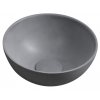 Sapho, MINOR betónové umývadlo na dosku, priemer 26cm, šedá, MR26017