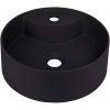Deante Silia, umývadlo na dosku s otvorom na batériu 360x360x125mm, čierna matná, DEA-CQS_NU4B