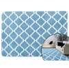 Tutumi Clover, plyšový koberec 120x170cm, modrá, SHG-08014