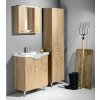 Aqualine, ZOJA/KERAMIA FRESH skrinka vysoká 25x140x20cm, dub platin, 51127
