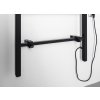 Sapho, BARBO elektrický sušiak uterákov, hranatý, 600x1600mm, 160 W, čierna mat, BB906