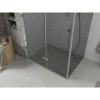 Mexen Lima, sprchovací kút 90 (dvere) x110 (stena) cm, 6mm šedé sklo, chrómový profil, 856-090-110-01-40