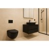 Závesný set GEBERIT Duofix Basic+ WC LILY+Tornado2.0 + tlačidlo + WC sedadlo, čierna, GEBERIT-LILY-TO2-BK