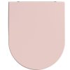 Isvea, INFINITY WC sedátko SLIM, Easy Take, Soft Close, ružová Salmon, 40KF0541I-S