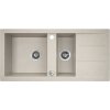 Laveo Barbados, 1,5-komorový granitový drez 1000x480x185 mm, béžová, LAV-SBB_431T