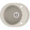 Laveo Dafne, 1-komorový granitový drez 580x470x198 mm, béžová, LAV-SBD_483T
